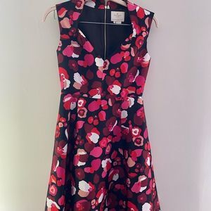 Kate Spade Falling Florals women’s Fit N Flare Dress size 4 with pockets
